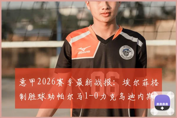 意甲2026赛季最新战报：埃尔菲格制胜球助帕尔马1-0力克乌迪内斯，附全场技术统计与比赛集锦